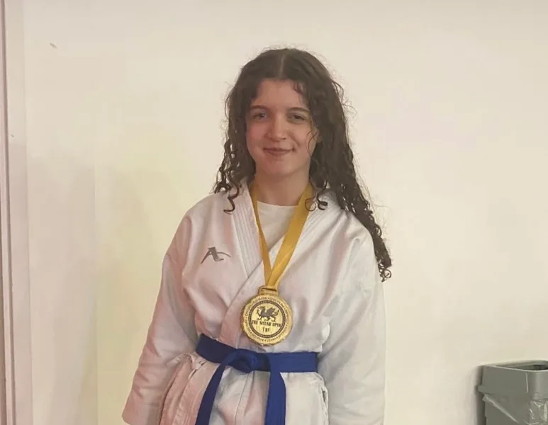 Grace, Jr Instructor at Maesteg Shotokan Karate Club